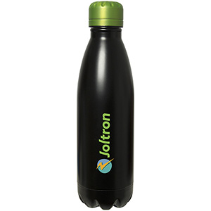 WB1030-C-ROCKIT TOP 500 ML. (17 FL. OZ.) BOTTLE-Black Bottle with Lime Green Lid (Clearance Minimum 30 Units)